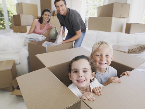 Student storage unit in Wembley with neatly packed boxes
