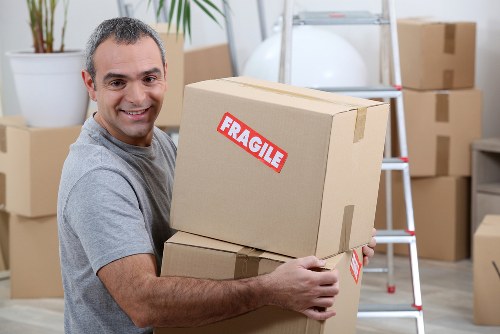 Business stock and equipment placed in short-term storage in Wembley