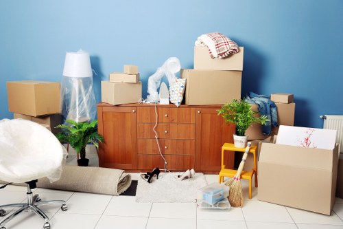 Customer booking a storage unit with Wembley Storage terms displayed