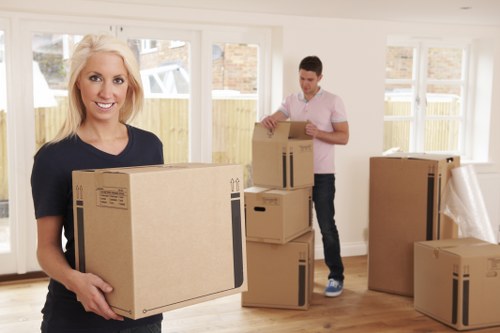 Mobile self storage container delivered to a Wembley home