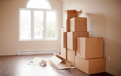 Moving day packing support in Wembley with protective wrapping