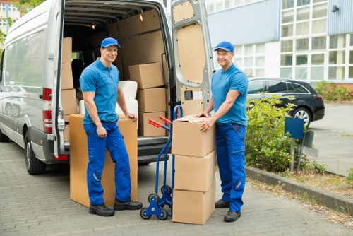 Manager reviewing a storage service issue and records